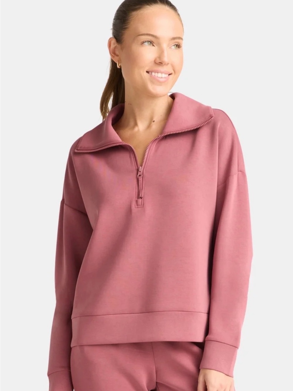 Simply southern 1/4 zip soft stream NWT zip up L